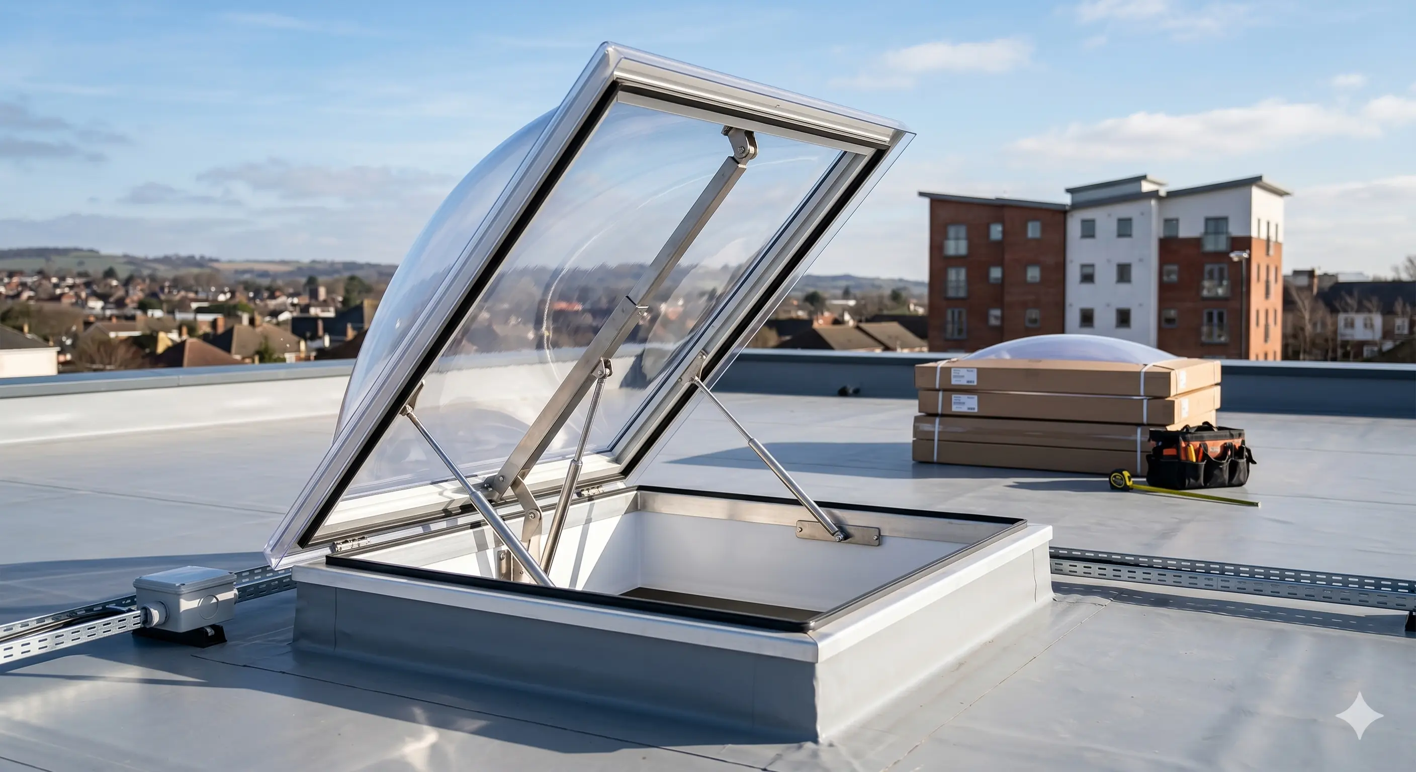 Automatic opening vent system components